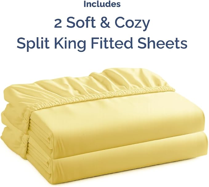Split King Fitted Bed Sheet - Image 4