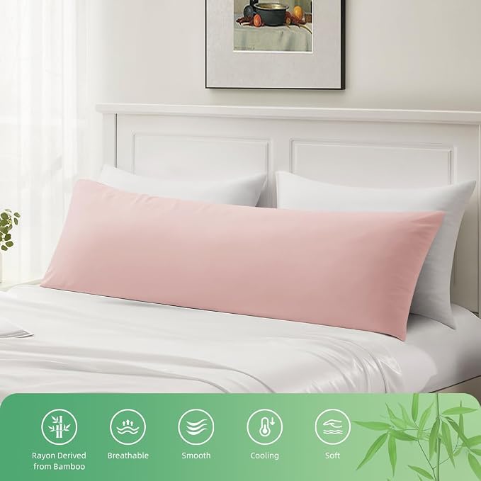 Body Pillowcase, Cooling Viscose from Bamboo Pillow Cover - Image 5