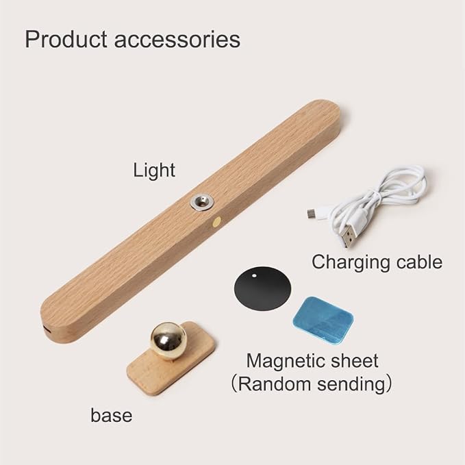 Led Rechargeable Bathroom Light Fixtures Three-Level Dimmable Touch Control - Image 3