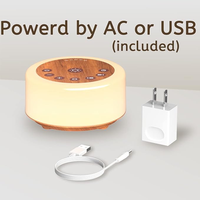 Soother Sleep Sound Machine Night Light White Noise Machine - Image 6