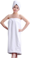 FakeFace Women Absorbent Microfiber Bath Towel Body Wrap Set Gym Spa Robe Dry by Holiberty