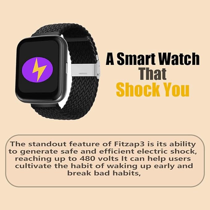 Electric Shock Alarm Clock for Heavy Sleepers | Wearable Silent Strong Zap - Image 4