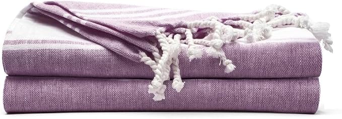 Cotton Turkish Beach Towel by 9Threads