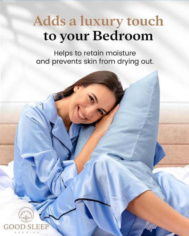 Set of 4 Pillow Cases Queen Standard, 800 TC 100% Egyptian Cotton, Silky Soft - Image 4