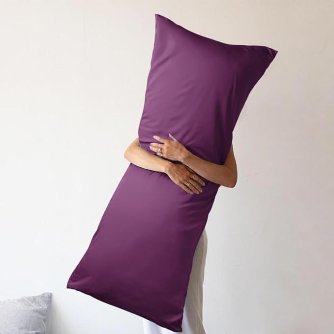 WishSmile Body Cooling Pillowcase Long Pillow Case Breathable Cool Silky Soft - Image 5