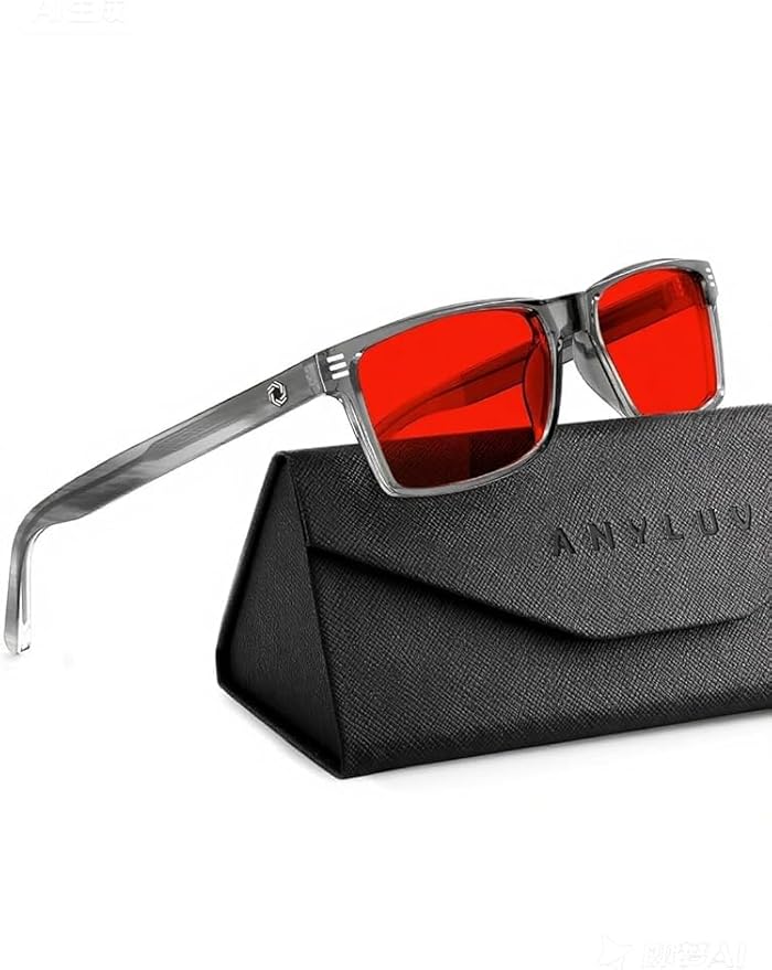 ANYLUV Blue Light Glasses Men Woman, Eye Strain Relief Eye Protection by ANYLUV