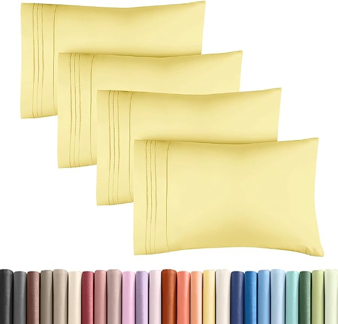 King Standard Pillow Cases Set of 4 by CGKUnlimited