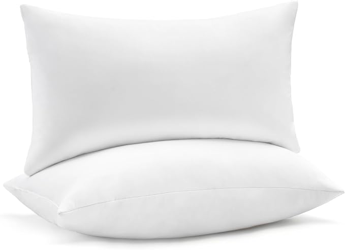 puredown® Feather Down Pillow Inserts, 20x26 Indoor Decorative Pillow Inserts by Puredown