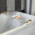 WANLIAN 33inch Luxury Bathtub Caddy Tray by WANLIAN