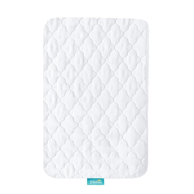 Mini Crib Mattress Protector 38" x 24" Sheets Fitted Waterproof Mini Crib - Image 4