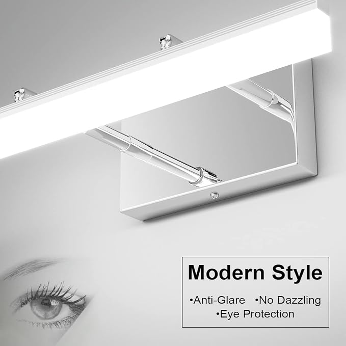 Aipsun 15.7 inch LED Vanity Lights Adjustable Bathroom Wall Light Bathroom - Image 3