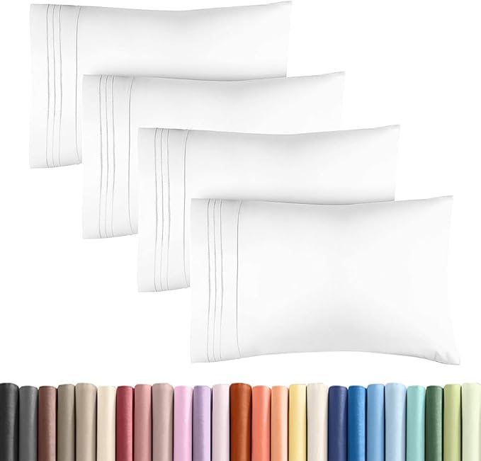 King Standard Pillow Cases Set of 4 by CGKUnlimited