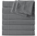 Maple&Stone Queen Flat Sheet 6 Pack, Premium Soft & Breathable, Brushed by MapleStone