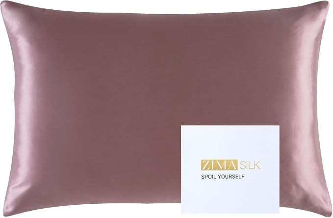 ZIMASILK 25 Momme 100% Pure Mulberry Silk Pillowcase by ZIMASILK