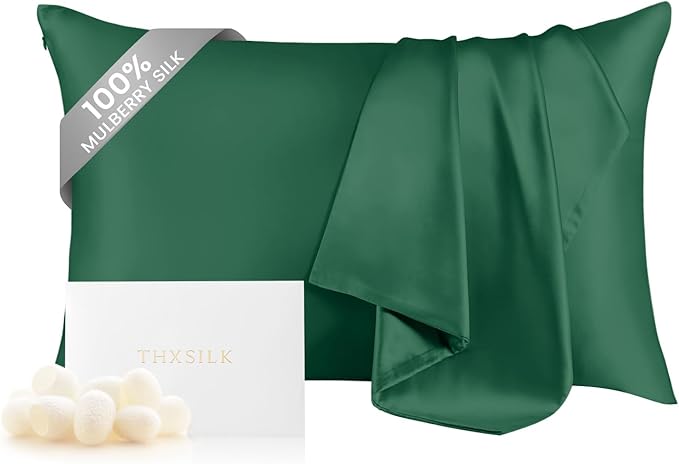 THXSILK 100% Pure Mulberry Silk Pillowcase by THXSILK