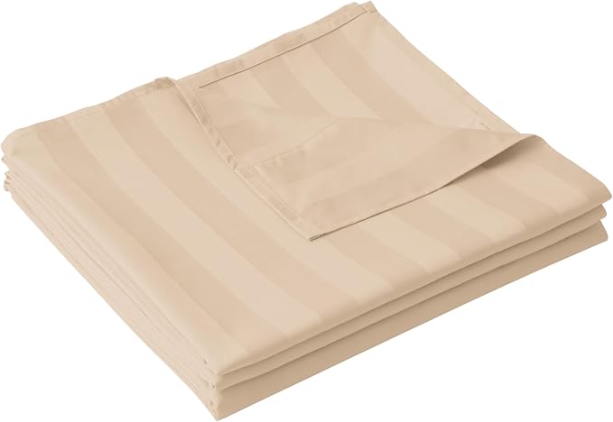 Cotton Calking Flat Sheet Only, 600 Thread Count 100% Egyptian Cotton Top Sheet by ZaizaiHome