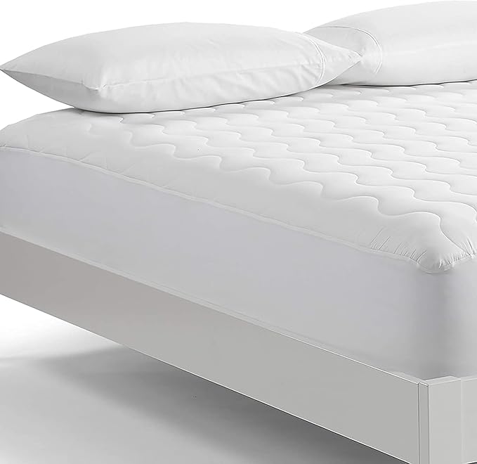 Serta Air Dry Basic Comfort Performance Fabric Quilted Mattress Pad, Cooling - Image 2