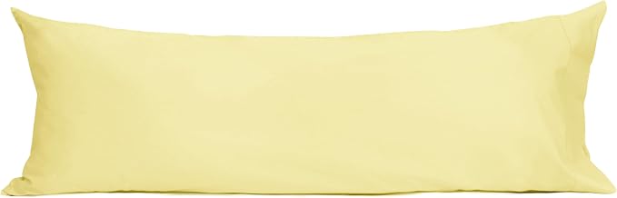 Sunflower Body Pillowcase 100% Cotton Long Pillow Cover/Case Envelope Closure 1 by SunflowerHometexUS