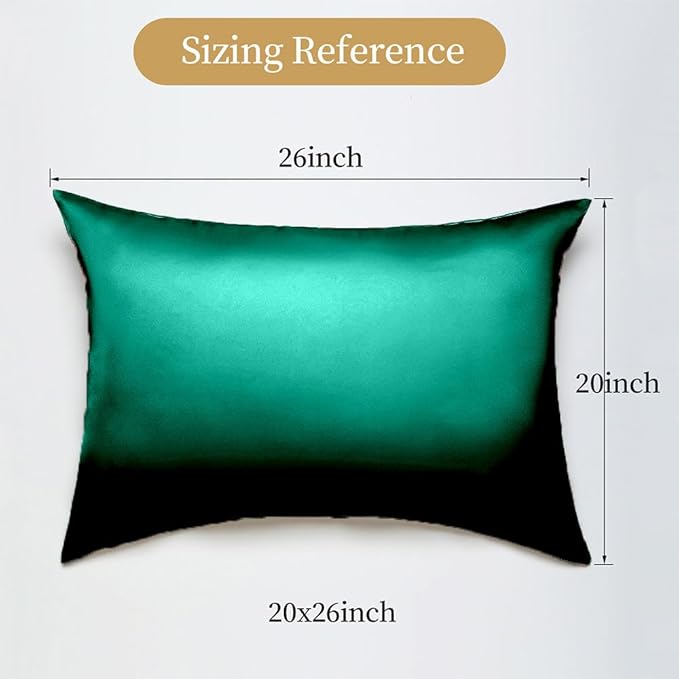 Mulberry Silk Pillowcase for Hair and Skin Standard Size, Silk Pillowcase 20"X - Image 4
