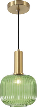 KCO Lighting Vintage Green Glass Pendant Light Kitchen Island Lighting by KCOLighting