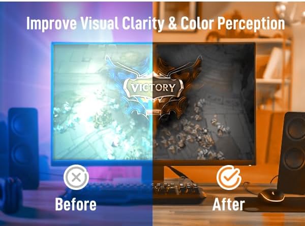 Bloomoak 100% Red Lens Blue Green Light Blocking Glasses- Dual AR Coatings - Image 6