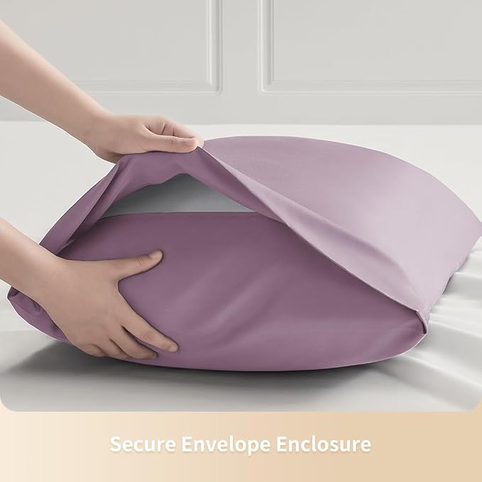 Standard Pillowcases, Cooling Viscose from Bamboo Pillow Covers - Image 5