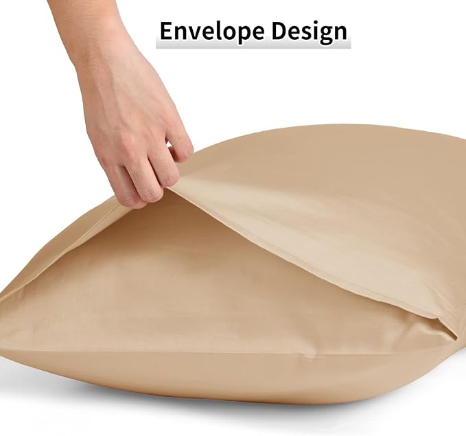 Warmstar Cotton Pillow Cases Standard Size Set of 2, 600 Thread Count - Image 5