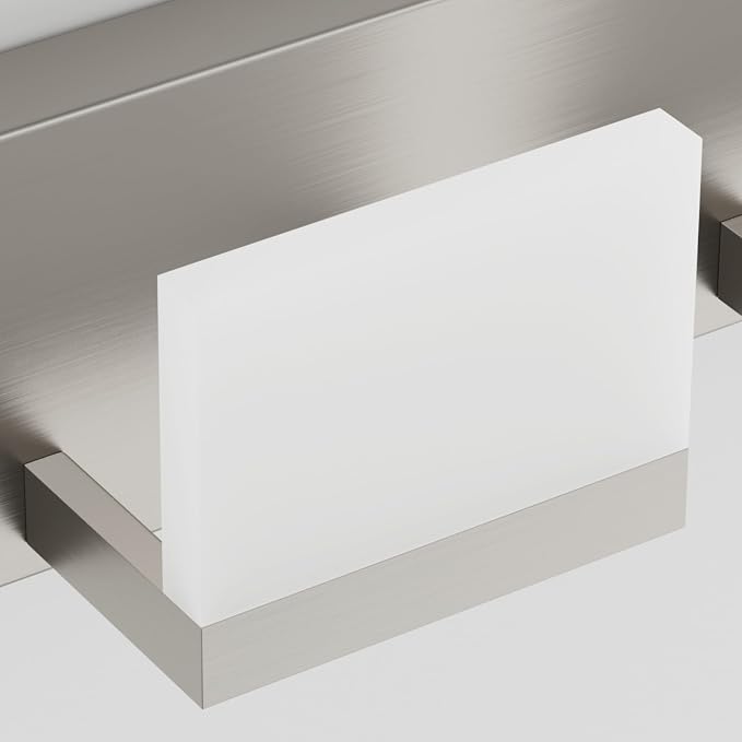 Tipace 7 Lights LED Modern Vanity Light Brushed Nickel Bathroom Lighting - Image 2