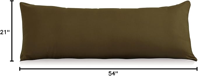 EVOLIVE Ultra Soft Body Pillow Cover 21"x54", Cozy Microfiber Pillowcase - Image 10