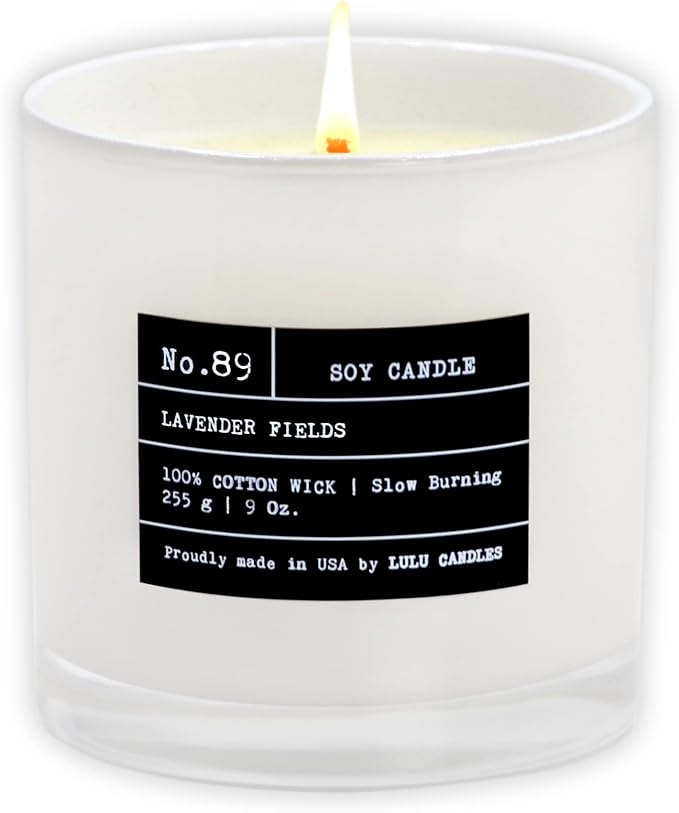 Lulu Candles | Lavender Fields | Luxury Scented Soy Jar Candle | Hand Poured in by LULUCANDLES