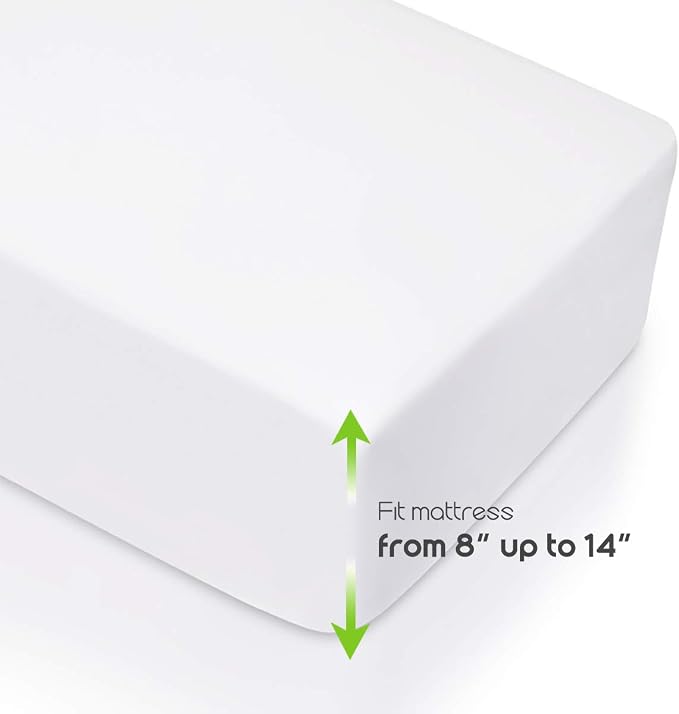 Fitted Sheet- COSMOPLUS Full Fitted Sheet Only（No Flat Sheet or Pillow Shams） - Image 4