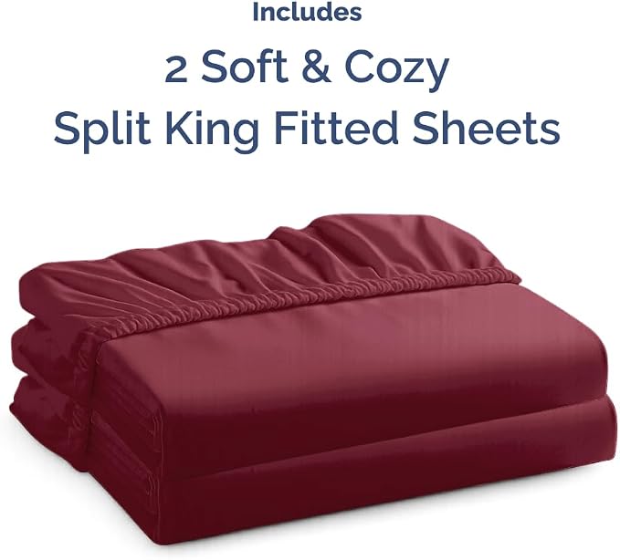 Split King Fitted Bed Sheet - Image 4