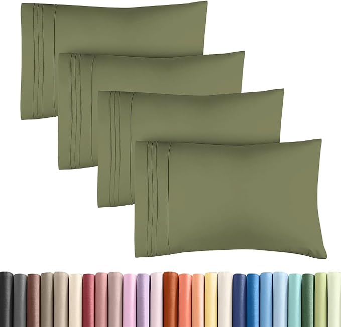 King Standard Pillow Cases Set of 4 by CGKUnlimited