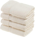 SUPERIOR Egyptian Cotton Pile Hand Towel Set of 4, Ultra Soft Luxury Towels by SUPERIOR