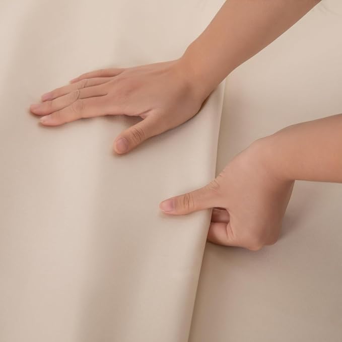 Twin Flat Sheet Only，66x96Inch Beige - Image 5