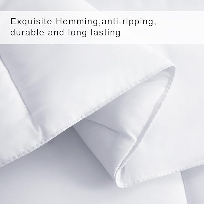 COHOME Twin/Twin XL Size Cooling Comforter, All-Season Quilted Down Alternative - Image 5
