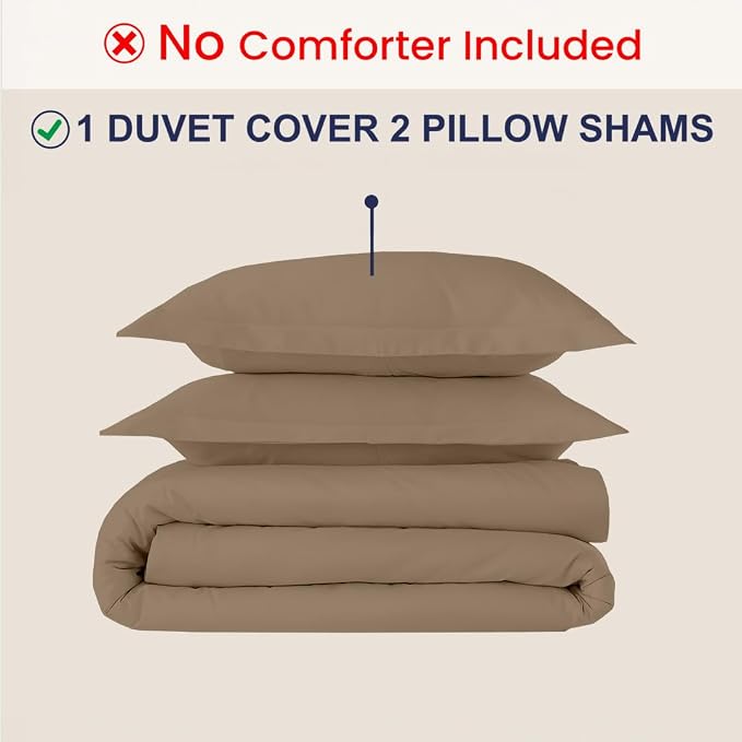 Kotton Culture 3 Pc 120" x 98" Duvet Cover Set Oversized King 100% Egyptian - Image 2