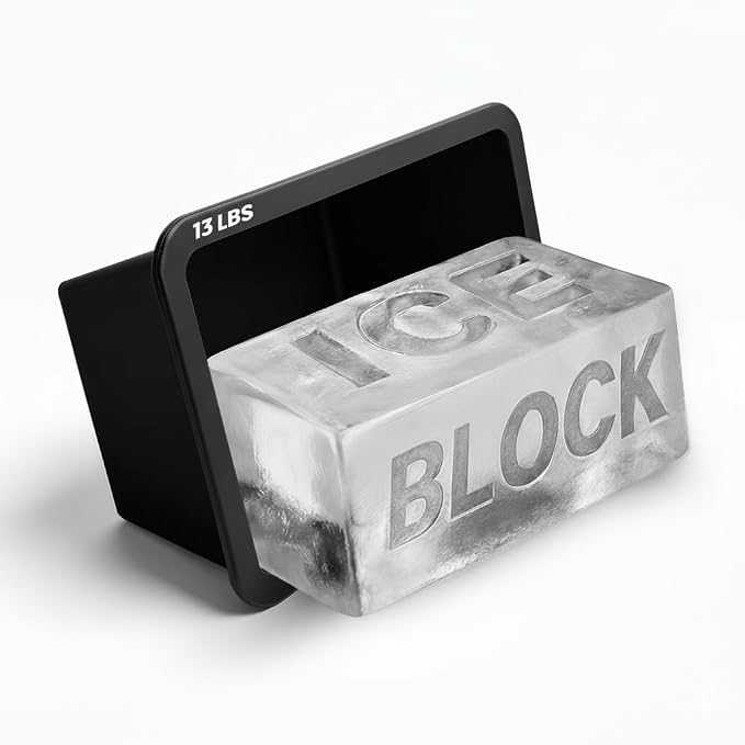 Extra Large Ice Block Mold – 13 lbs Silicone Ice Brick Maker by Unknown