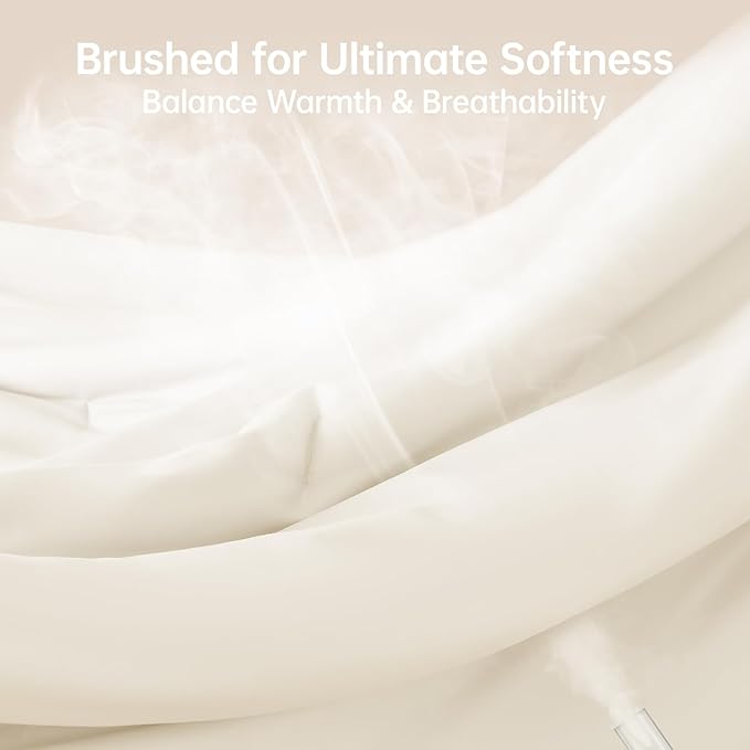 MUXHOMO Oversized King Comforter Sets, All Season Ultra Soft Down Alternative - Image 3