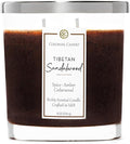 Colonial Candle Tibetan Sandalwood Scented Candle Jar, Highly Fragranced Candles by ColonialCandle