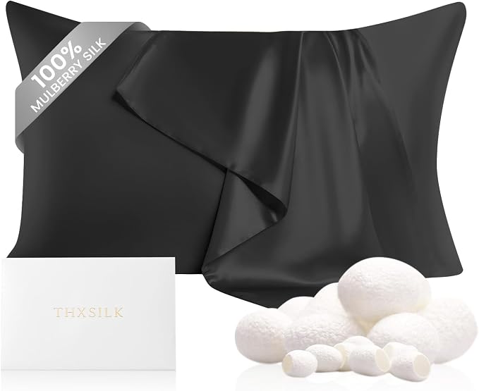 THXSILK 100% Pure Mulberry Silk Pillowcase by THXSILK