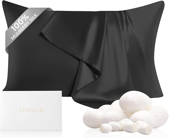 THXSILK 100% Pure Mulberry Silk Pillowcase by THXSILK