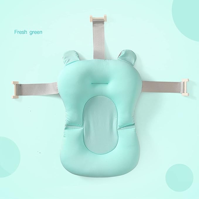 Baby Bath Cushion Pad Newborn Bathtub Mat Infant Bath Supporter Net Baby - Image 2