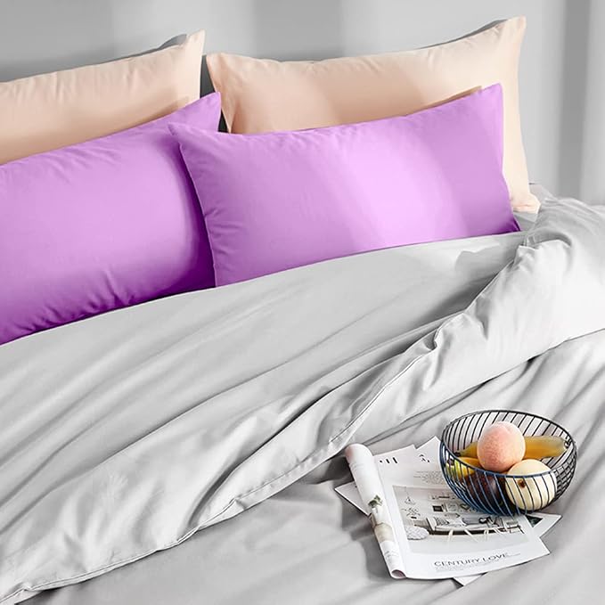 FLXXIE Pillow Cases Standard Size, Soft Microfiber Pillow Covers - Image 5