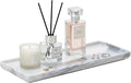 Bathroom Counter Organizer, 9.3"x3.7" Ceramic Bathroom Tray, Rectangle by Xbopetda