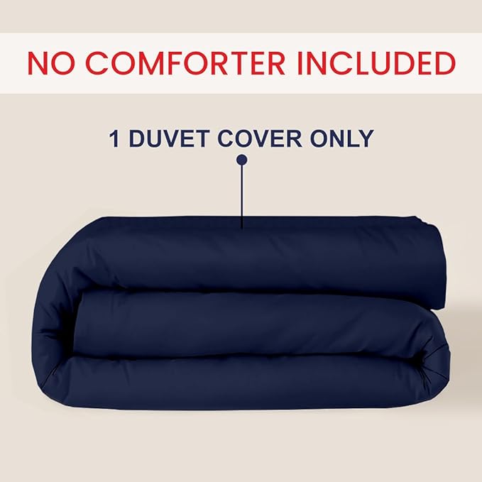 Kotton Culture 1 Pc 120" x 98" Duvet Cover Oversized King 100% Egyptian Cotton - Image 2