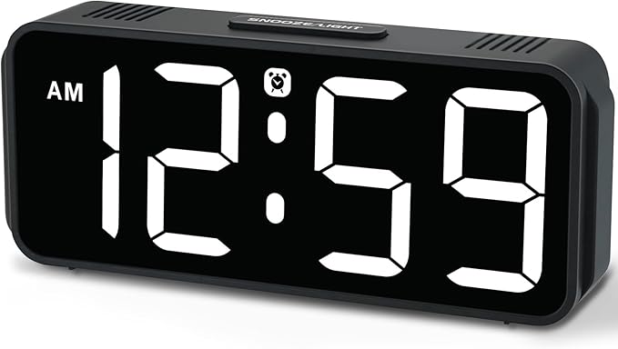 Peakeep Small Digital Alarm Clock Plug in by PEAKEEP