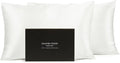 Fishers Finery 30mm 100% Pure Mulberry Silk Pillowcase 2 Pack, Quality Tested by FishersFinery