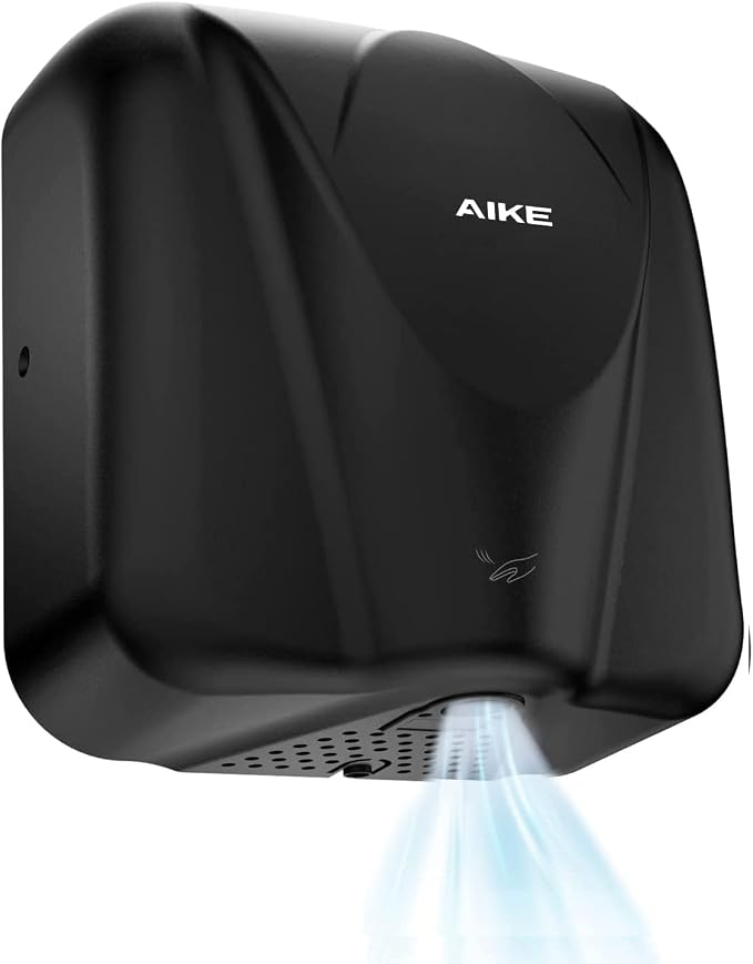 AIKE Elephant Power Commercial Hand Dryer High Speed Auto Warm Wind, Matte by AIKE
