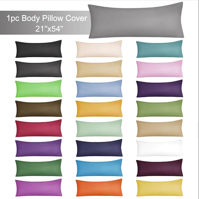 Evolive Ultra Soft Microfiber Body Pillow Cover/Pillowcases 21"x54" - Image 8
